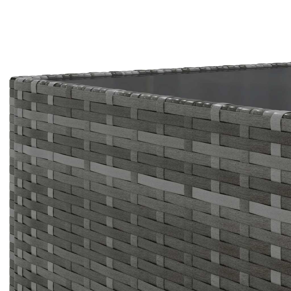 vidaXL Set Divani da Giardino 6 pz con Cuscini in Polyrattan Grigio