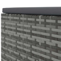 vidaXL Set Divani da Giardino 6 pz con Cuscini in Polyrattan Grigio