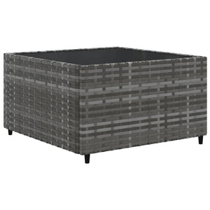 vidaXL Set Divani da Giardino 10 pz con Cuscini in Polyrattan Grigio