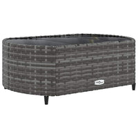 vidaXL Set Divani da Giardino 4 pz con Cuscini in Polyrattan Grigio