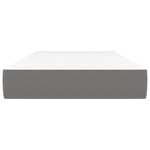 Materasso a Molle per Bambini Grigio Scuro 80x160 cm in Tessuto 4016536