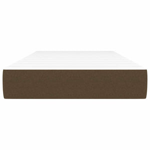 Materasso a Molle per Bambini Marrone Scuro 80x160cm in Tessuto 4016538