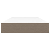 Materasso a Molle per Bambini Tortora 80x160 cm in Tessuto