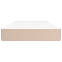 Materasso a Molle Cappuccino 80x160 cm in Similpelle