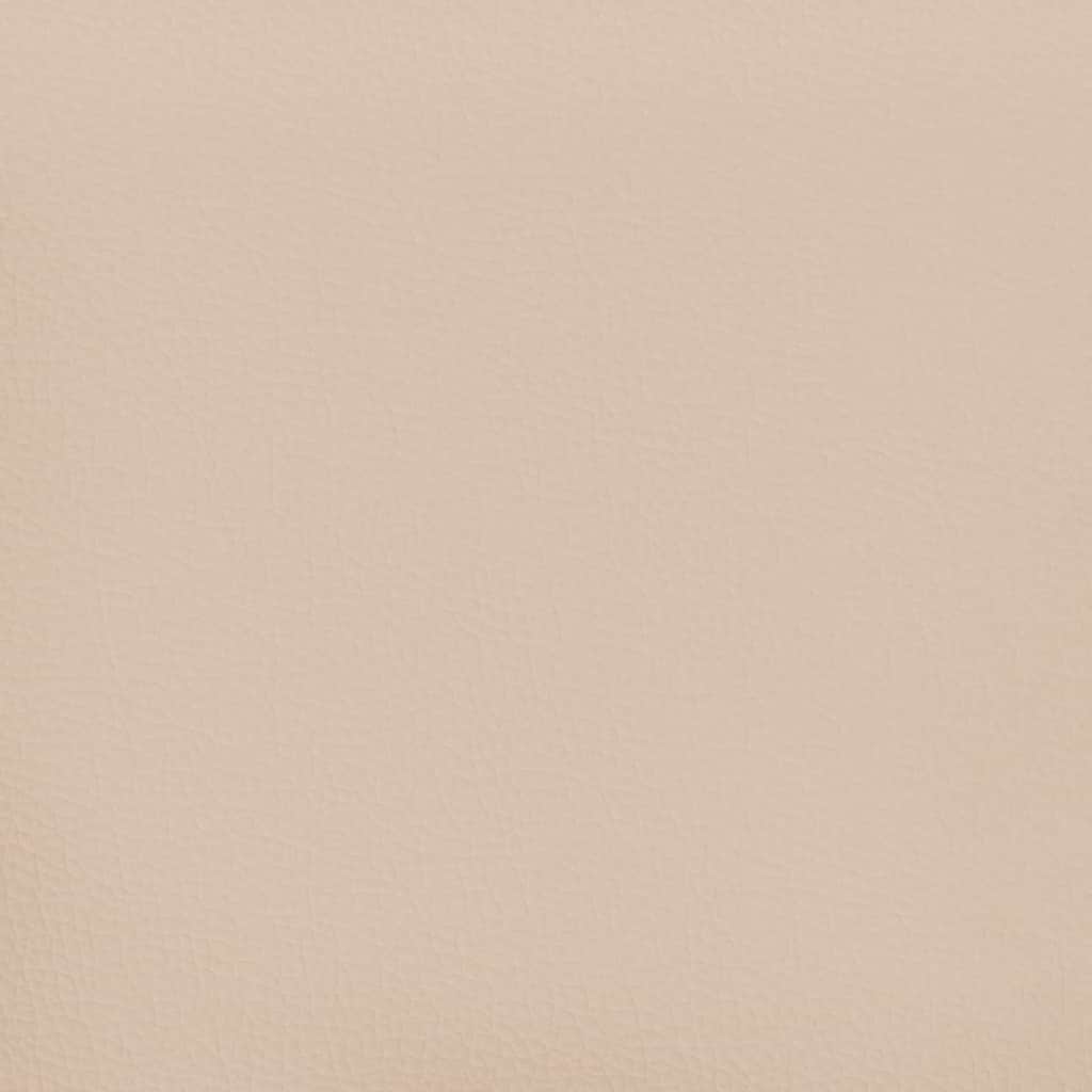 Materasso a Molle Cappuccino 80x160 cm in Similpelle