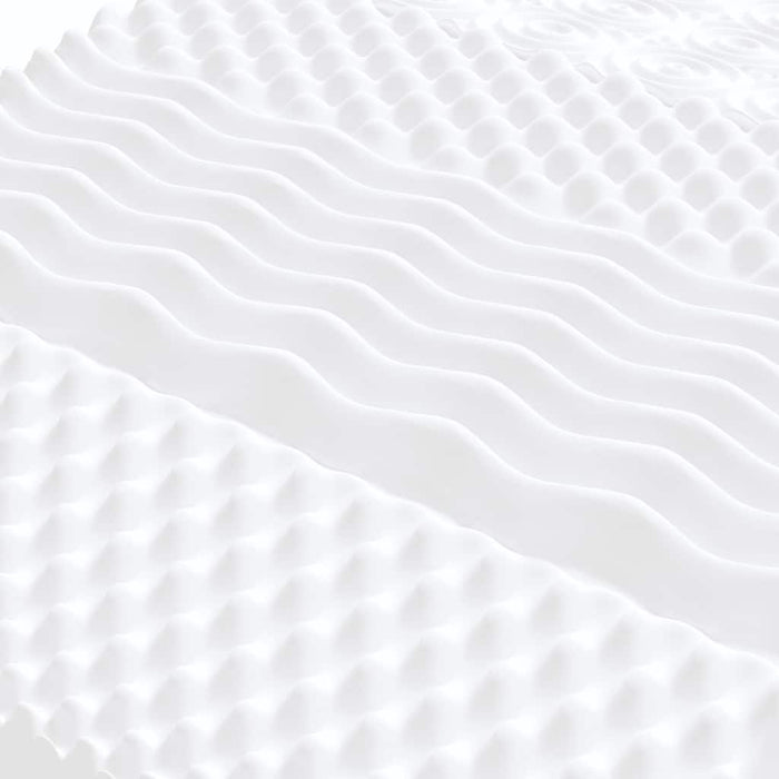 Materasso Schiuma per Bambini Bianco 80x160 7Zone Durezza 20ILD 4016553