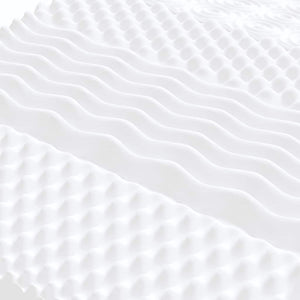 Materasso Schiuma per Bambini Bianco 80x160 7Zone Durezza 20ILD