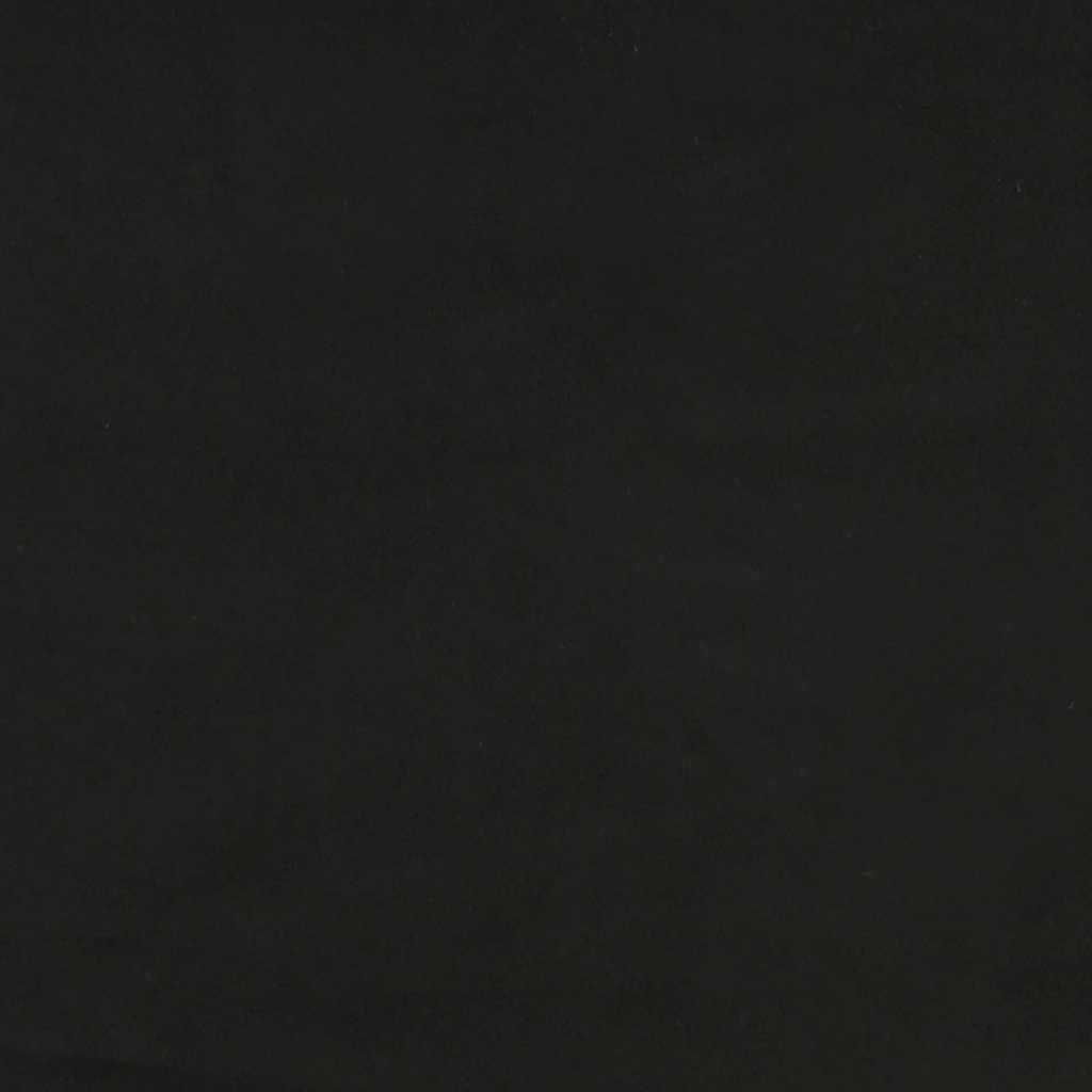 Materasso a Molle Insacchettate Nero 80x210x20 cm in Velluto 4016560