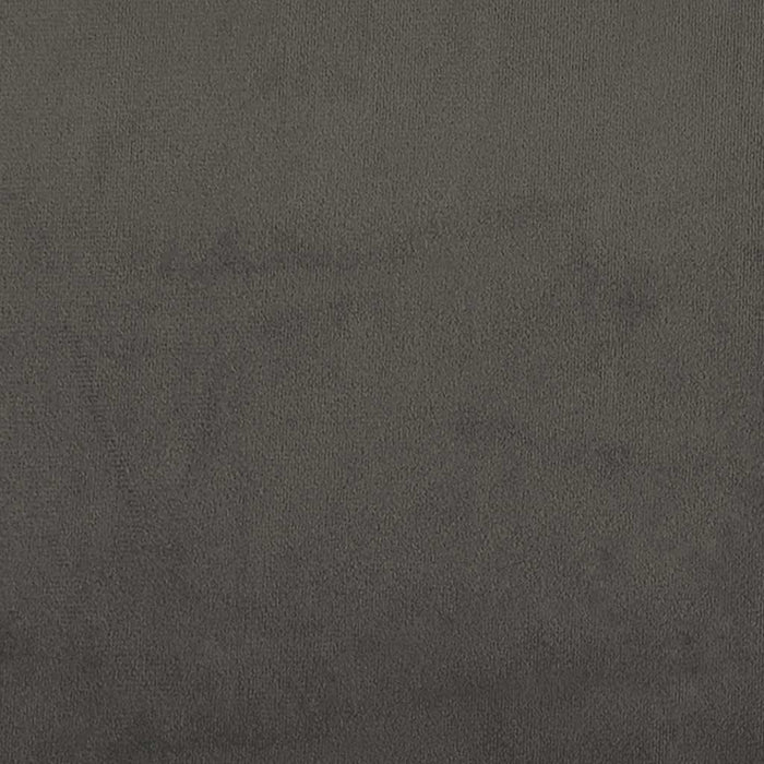Materasso a Molle Grigio Scuro 120x210x20 cm in Velluto 4016577