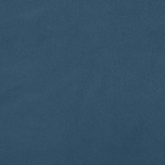 Materasso a Molle Blu Scuro 160x210x20 cm in Velluto