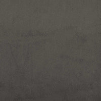 Materasso a Molle Grigio Scuro 90x220x20 cm in Velluto 4016601