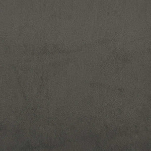 Materasso a Molle Grigio Scuro 140x220x20 cm in Velluto 4016619