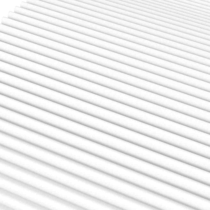 Materasso in Schiuma Bianco 160x210 cm Durezza H2 H3