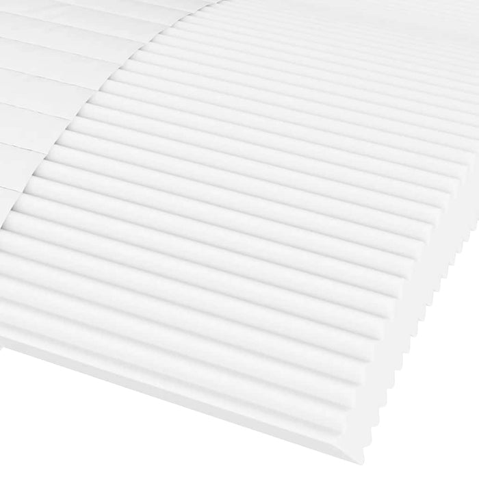 Materasso in Schiuma Bianco 160x210 cm Durezza H2 H3