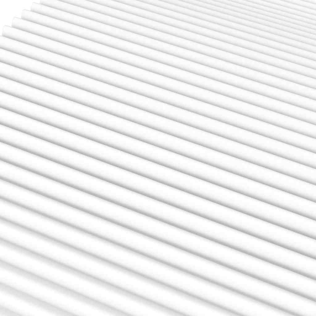 Materasso in Schiuma Bianco 200x220cm Durezza H2 H3 4016645