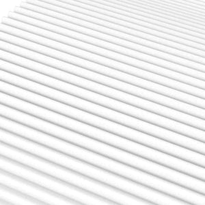 Materasso in Schiuma Bianco 200x220cm Durezza H2 H3 4016645