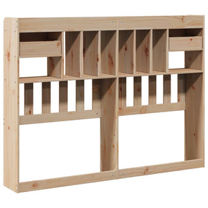 Testiera con Ripiani 150 cm in Legno Massello di Pino 855508