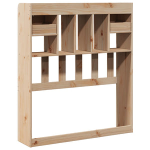 Testiera con Ripiani 75 cm in Legno Massello di Pino 855526