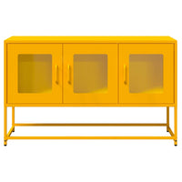 Mobile TV Giallo Senape 100,5x39x60,5 cm in Acciaio 853341