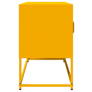 Mobile TV Giallo Senape 100,5x39x60,5 cm in Acciaio 853341