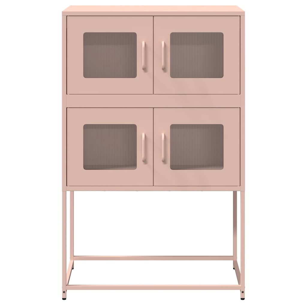 Credenza-Buffet-Armadio da cucina Rosa 68x39x107 cm in Acciaio 665045