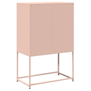 Credenza-Buffet-Armadio da cucina Rosa 68x39x107 cm in Acciaio 665045