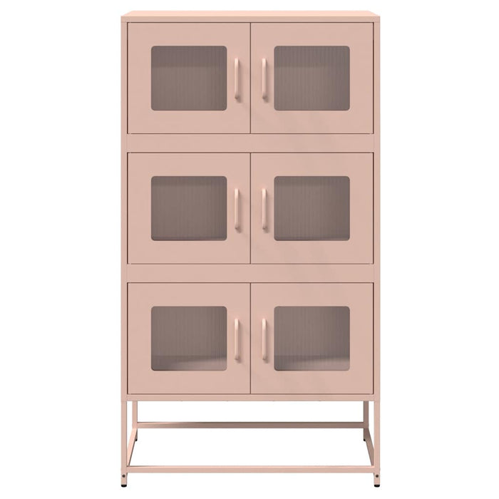 Credenza-Buffet-Armadio da cucina Rosa 68x39x123 cm in Acciaio 459007