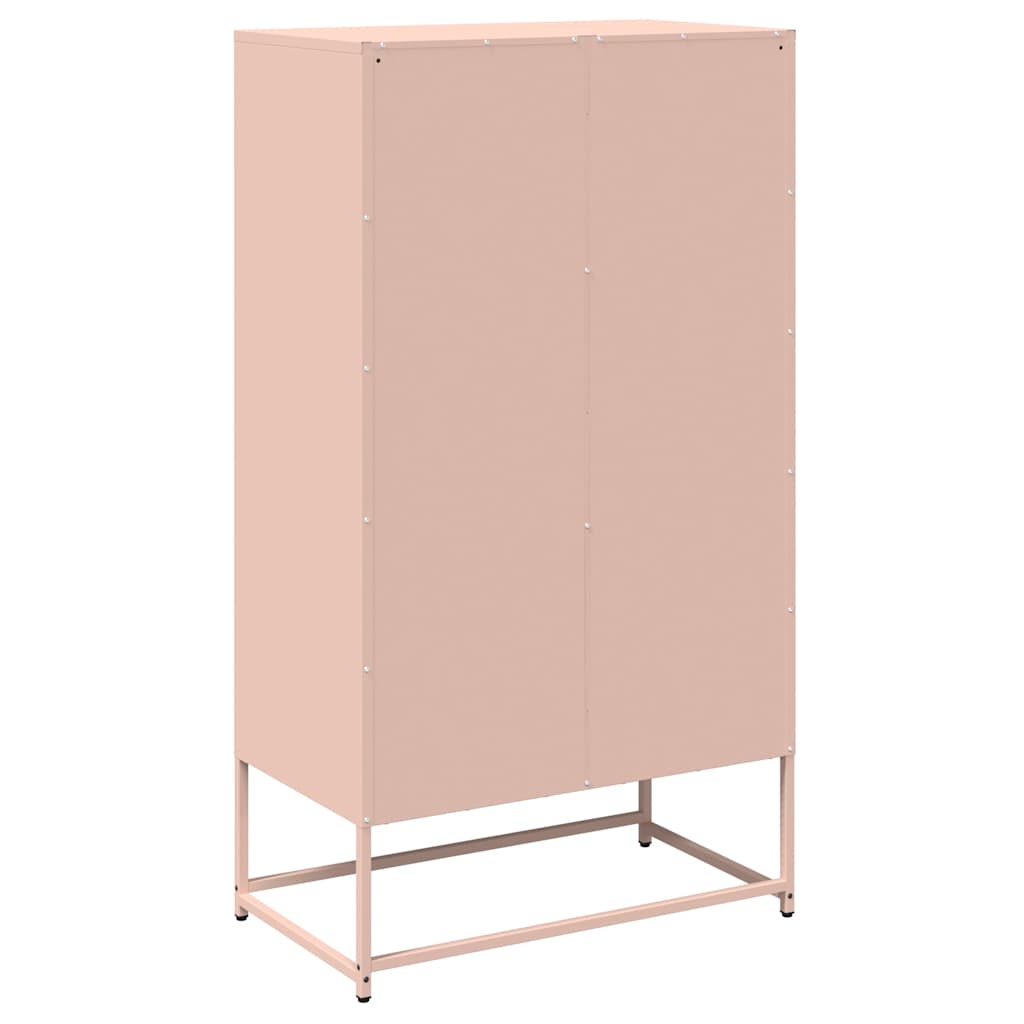 Credenza-Buffet-Armadio da cucina Rosa 68x39x123 cm in Acciaio 459007