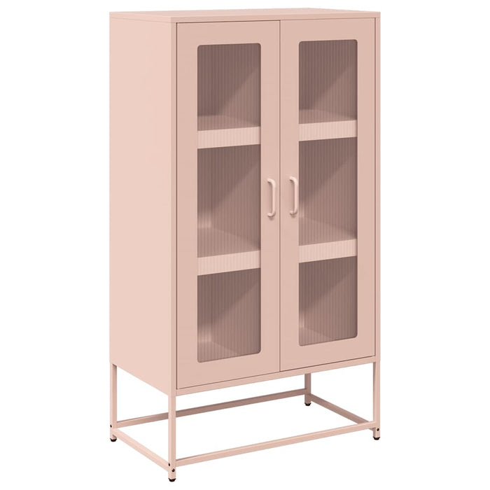 Credenza Rosa 68x39x123 cm in Acciaio 853357