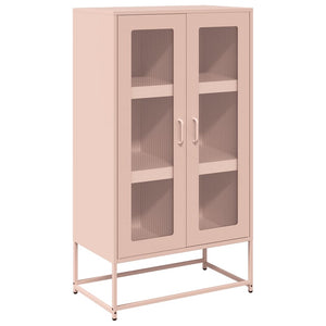 Credenza-Buffet-Armadio da cucina Rosa 68x39x123 cm in Acciaio 766041