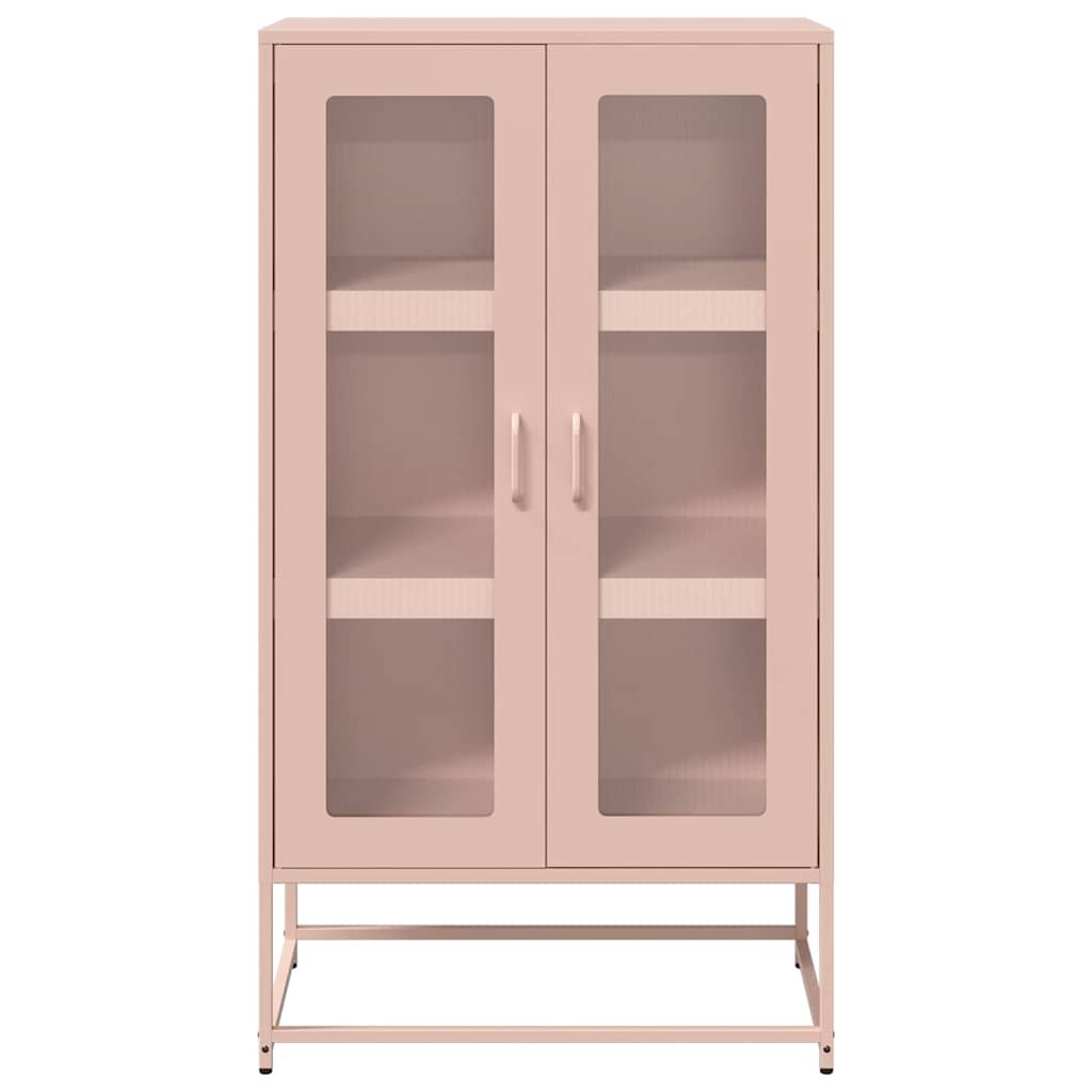 Credenza Rosa 68x39x123 cm in Acciaio 853357