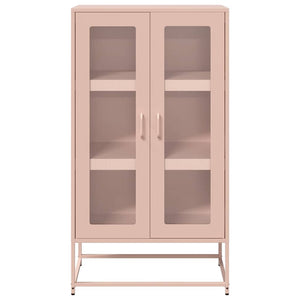 Credenza Rosa 68x39x123 cm in Acciaio 853357