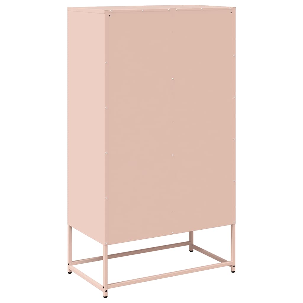 Credenza-Buffet-Armadio da cucina Rosa 68x39x123 cm in Acciaio 766041
