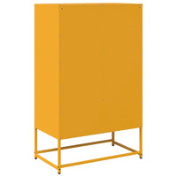 vidaXL Credenza Giallo Senape 68x39x111,5 cm in Acciaio