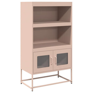 Credenza-Buffet-Armadio da cucina Rosa 68x39x123 cm in Acciaio 167847