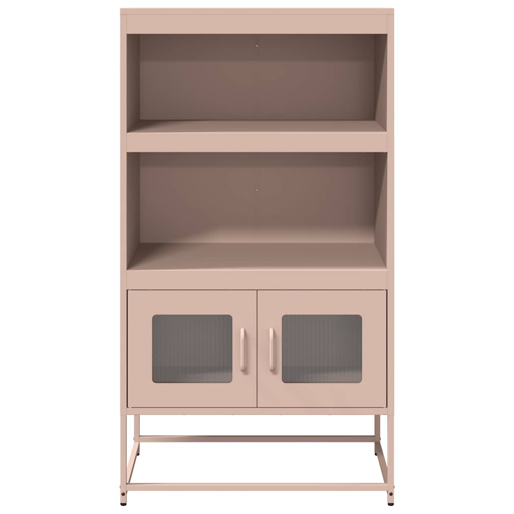 Credenza-Buffet-Armadio da cucina Rosa 68x39x123 cm in Acciaio 167847