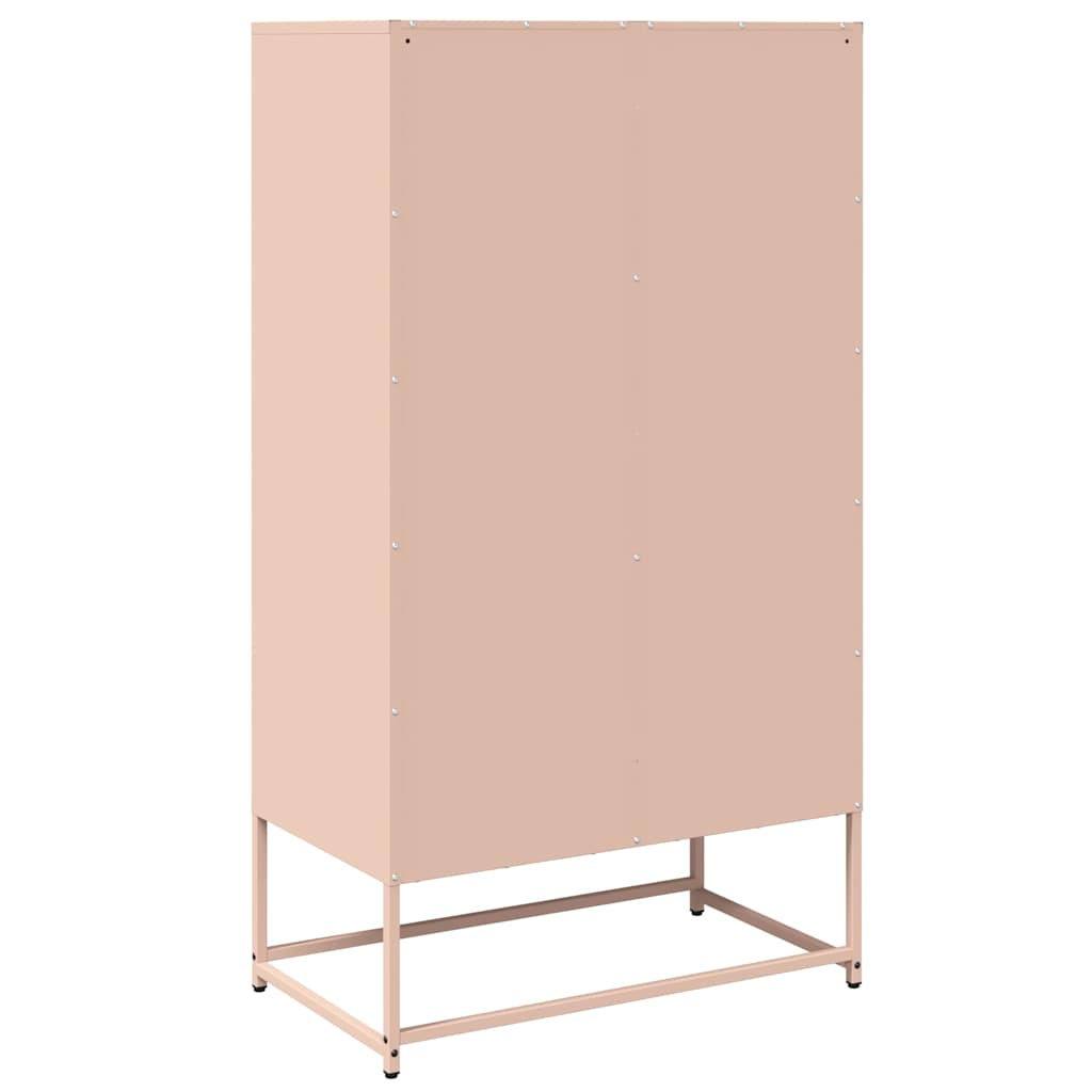 Credenza-Buffet-Armadio da cucina Rosa 68x39x123 cm in Acciaio 167847