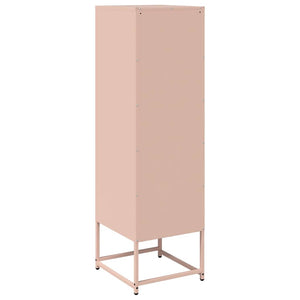 vidaXL Credenza Rosa 36x39x123 cm Acciaio Laminato a Freddo