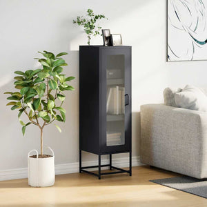 Credenza Antracite 36x39x123 cm Acciaio Laminato a Freddo 853394