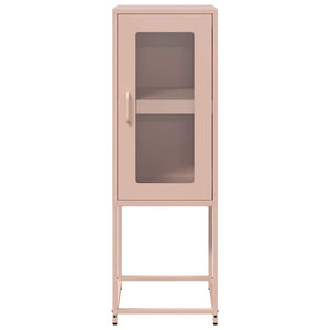 vidaXL Credenza Rosa 36x39x107 cm in Acciaio Laminato a Freddo