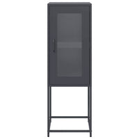 vidaXL Credenza Antracite 36x39x107 cm in Acciaio Laminato a Freddo