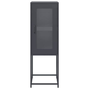 vidaXL Credenza Antracite 36x39x107 cm in Acciaio Laminato a Freddo