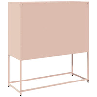 Credenza-Buffet-Armadio da cucina Rosa 100,5x39x107 cm in Acciaio Laminato a Freddo 414876