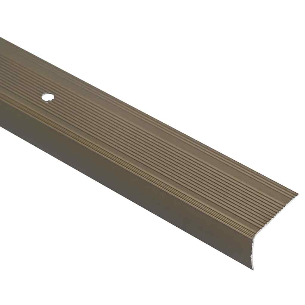 vidaXL Paragradini 30 pcs Marrone 67 cm Alluminio