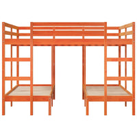 Giroletto Castello Triplo Marrone Cera 140x200/70x140cm Pino 3308579