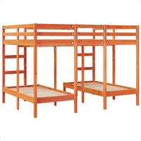 Giroletto Castello Triplo Marrone Cera 140x200/70x140cm Pino 3308579