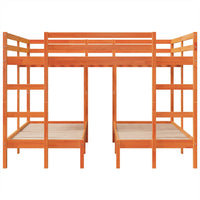 Giroletto Castello Triplo Marrone Cera 160x200/80x160cm Pino 3308582