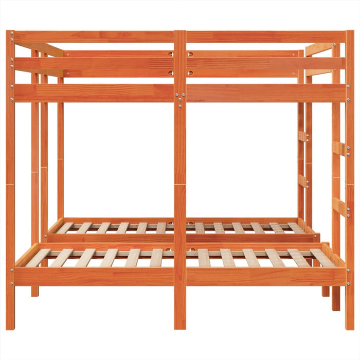 Giroletto Castello Triplo Marrone Cera 160x200/80x160cm Pino 3308582