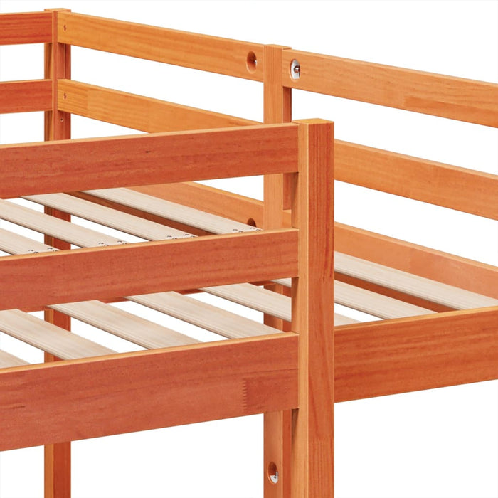 Giroletto Castello Triplo Marrone Cera 160x200/80x160cm Pino 3308582