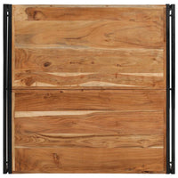 Tavolino Salotto 100x100x35 cm Legno Massello di Acacia 4016669